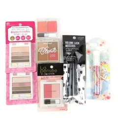 エチュードハウス ラパンセ他 アイシャドウ マスカラ等 未使用 外装ダメージ有 7点セット まとめて 大量 レディース 【中古】