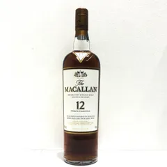 ▼The MACALLAN マッカラン 12年 シェリーオークカスク 700ml 40% シングルモルト スコッチ ウイスキー 旧ボトル  古酒▼L000797