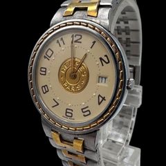 GUCCI時計 1500L 新品電池 稼働品 シルバー 新品電池稼働 良品 GUCCI グッチ 1500L ピンクシェル文字盤