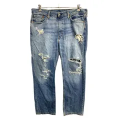 Levi's 514 デニムパンツ W38 リーバイス スリムストレート ビッグサイズ ブルー コットン メキシコ製 古着卸 アメリカ仕入 2503-258