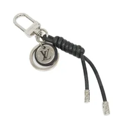 【美品・鑑定済】 ルイヴィトン キーホルダー レザーロープ ダミエ LVサークル 美品・鑑定済】 ルイヴィトン キーホルダー レザーロープ ダミエ