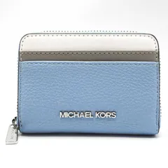 マイケルコース カードケース MICHAEL KORS JET SET TRAVEL ミディアム ジップ 35S4STVD6L LT SKY MLT アウトレット レディース