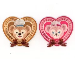 【中古】バッジ・ピンズ ダッフィー＆シェリーメイ ワッペン(2個セット) 「スウィート・ダッフィー2015」 東京ディズニーシー限定