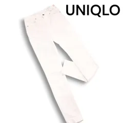 新品 22SS UNIQLO ユニクロ ウルトラ ストレッチ スキニー ハイライズ デニム パンツ ジーンズ Sz.26 レディース 白 未使用