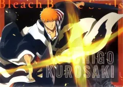 【中古】クリアポスター A3クリアポスター 黒崎一護 「BLEACH-ブリーチ- Brave Souls」 ブレソル年末年始キャンペーン当選品