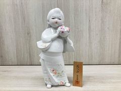 陶器製 日本人形 優雅なポーズ - メルカリ