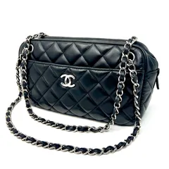 CHANEL シャネル ラムスキン マトラッセ チェーンショルダーバッグ