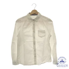 【訳アリ】 Gap ギャップ トップス カッターシャツ 長袖 ボタン ポケット シンプル おしゃれ レディース ホワイト XS 901-6513 送料無料 古着