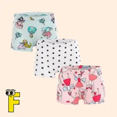 送料無料 Fセット 3枚セット キッズ ボクサーパンツ 女の子 女児 ガールズ 小学生 下着 パンツ ショーツ インナー 肌着 綿 快適 洗濯簡単 春夏秋冬 普段使い フィット 100cm 110cm 120cm 130cm 140cm 150cm