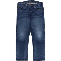 古着 ラルフローレン Ralph Lauren POLO RALPH LAUREN THE HAMPTON RELAXED STRAIGHT ストレートデニムパンツ メンズw36相当/eaa565174