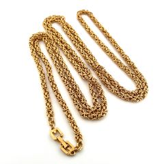 【鑑定済み】正規品  GIVENCHY ジバンシー ロング ネックレス GPゴールド ヴィンテージ ブランド アクセサリー