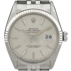 ロレックス ROLEX デイトジャスト 16014 腕時計 SS WG 自動巻き シルバー メンズ 【中古】