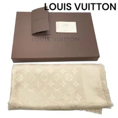● ルイヴィトン LOUIS VUITTON ショール モノグラム M71330 ストール シルク ウール レディース 5D980