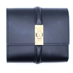 極美品✨CELINE セーズ 16 コンパクトウォレット 三つ折り財布 レザー CELINE セリーヌ スモール トリフォールドウォレット 16セーズ