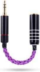 okcsc 変換ケーブル バランス接続ケーブル ジャック 3.5mm 三極 オス＞ 4.4mm 五極 メス8芯 10cm( 3.5mm三極（オス）-- 4.4mm五極（メス）)