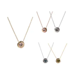 コーチ COACH ネックレス オープン サークル ストーン ロゴ　アクセサリー レディース f54514