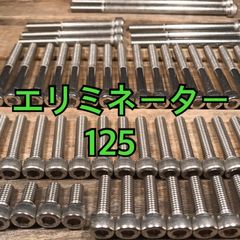 ステンレス製 エリミネーター125 BN125A 左右エンジンカバーボルト 合計26本