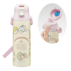 水瓶 こども 子供 かわいいキッズ スポーツボトル waterbottle 保冷専用 もぐらのおうち SDC6N-A すみっコぐらし 580ml 直飲み 水筒 ステンレス 子供用 スケーター(Skater)