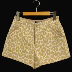 ミッシュマッシュ MISCH MASCH ショートパンツ コットン混 ベージュ 白 S 総柄のサムネイル