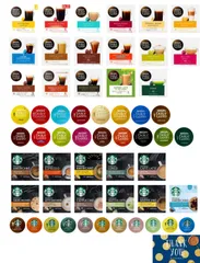 ドルチェグスト カプセル アソートセット 全28種類×1杯【飲み比べ・お試しセットの決定版！】【メッセージカード&カップセット】 [全28種]