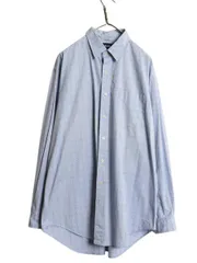 【お得なクーポン配布中!】 90s ポロゴルフ ラルフローレン チェック 長袖 シャツ メンズ L オールド ポロ 長袖シャツ ストレッチ ポニー無し ワイシャツ ポケット付き