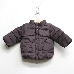 べべ ナイロンジャケット 中綿入り アウター ベビー 男の子用 90サイズ ブラウン BeBe 【中古】