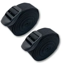 [HYmish]荷物固定ベルト 荷締めベルト 荷締バンド ラッシングベルト 梱包バンド 固定ベルト スーツケース バンド バイク 自動車 2巻セット 2.5m [2.5m]