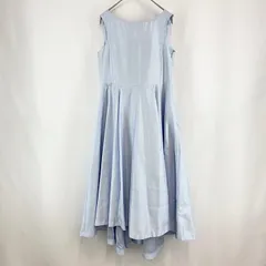 Be Be べべ キッズ 女の子 ノースリーブワンピース　レースアップ　パリエ付き　水色　150