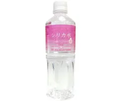 友桝飲料 シリカ水 555mlペットボトル×24本入