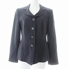 ダナキャランニューヨーク DKNY petie ジャケット ブレザー ウール 紺 ネイビー 約S 1204のサムネイル