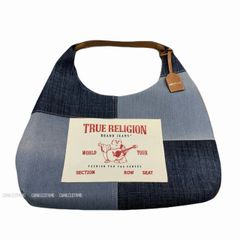 TRUE RELIGION HOBO BAG トゥルーレリジョン ホーボーバッグ ワンショルダー デニム パッチワーク TNFB0163 (1591)