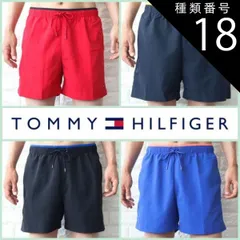 種類18:Ultra　Blueブルー/L 水着 メンズ サーフパンツ ビーチショーツ 海パン ハーフパンツ ショートパンツ 短パン トミーヒルフィガー 水陸両用 TOMMYHILFIGER