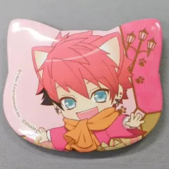 【中古】バッジ・ピンズ(キャラクター) 七尾太一 「A3!(エースリー) in ナンジャタウン 2018 ねこ型缶バッジコレクション 春組・秋組」