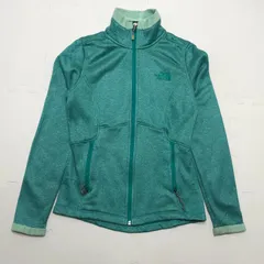 THE NORTH FACE WOMENS ザ ノースフェイスウーマン フリースジャケット ボア裏地 フロント ロゴ刺繍 エメラルドグリーン レディース XS/TP