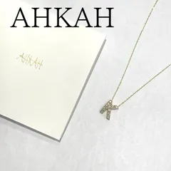 ARAReahkah アルファベットダイヤネックレス 0906