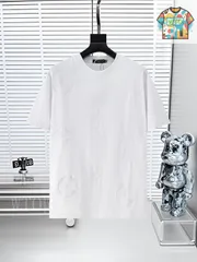 【今日WTO】Louis Vuitton/LV ルイヴィトン 25SS 刺繍ロゴ ショートスリーブ T シャツ-DZ40