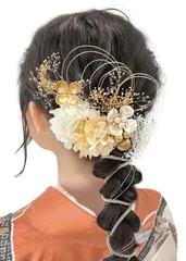 【人気商品】[JZOON] 髪飾り 人気 髪飾り セット ヘアアクセサリー ヘアーアレンジ 花 ドライフラワー 水引 振袖 和服 和装 着物 袴 浴衣 成人式 結婚式 卒業式 七五三 お祭り ポニーテール