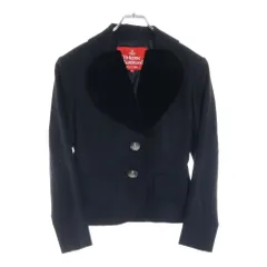 ヴィヴィアン ウエストウッド ラブジャケット ロゴボタン オーブ 黒 サイズ3 Vivienne Westwood ヴィヴィアンウエストウッド ラブジャケット