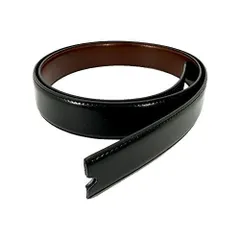 [セカンドトゥモロー] バックルなし 革のみ ベルト 牛革 メンズベルト ロング