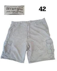 Wranglerラングラー　カーゴハーフパンツ　カーキ　42　os00155