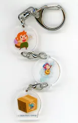 【中古】キーホルダー [単品] ミカ オリジナル3連キーホルダー 「Switchソフト ミカと魔女の山 Amazon.co.jp限定セット」 同梱特典