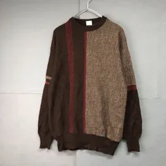 ユーロヴィンテージ70-80's ニットセーター　メンズXL相当　茶色