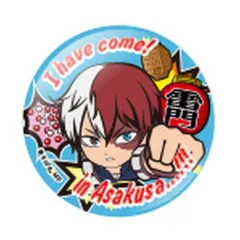 【中古】バッジ・ピンズ 轟焦凍 「僕のヒーローアカデミア 浅草出動編 雷門 缶バッジ」