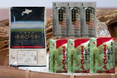 令和3年🌾新米🌾北海道産ゆめぴりか5kgとまるもち990g生かき餅990g