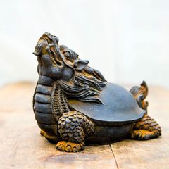 天然石　ボルケーノアゲート　龍神様　ドラゴン　カービング　台座付き⭐️2629 天然石 ボルケーノアゲート 龍神様 ドラゴン カービング 台座付き