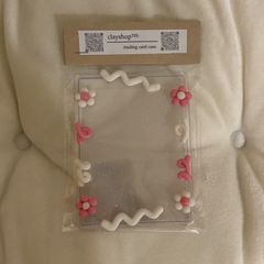 【在庫商品】マットなお花トレカケース🌼　B8/トレカケース/クレイデコ/硬貨ケース/韓国/オタ活