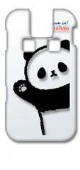 【新品未使用】キッズケータイ SH-03M docomo クリア ハードケース (パンダ(クリア×黒)) ぱんだ かわいい 可愛い cl-sh03m-391