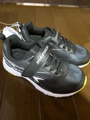 [瞬足 シュンソク] スニーカー 運動靴 軽量 18cm 2E キッズ 男の子 黒 赤 青