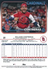 【中古】スポーツ 89[Base]：Willson Contreras