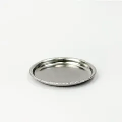 【新品】【1点販売】MOTTA[モッタ] サンマルコ コースター [平皿 ラウンドプレート 丸 ステンレス シルバー φ10cm イタリア製 業務用食器 喫茶店]のサムネイル